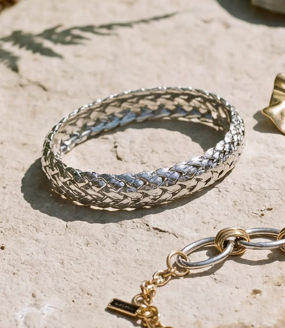 Braided Bangle Bracelet