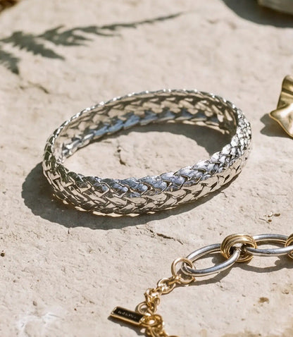 Braided Bangle Bracelet