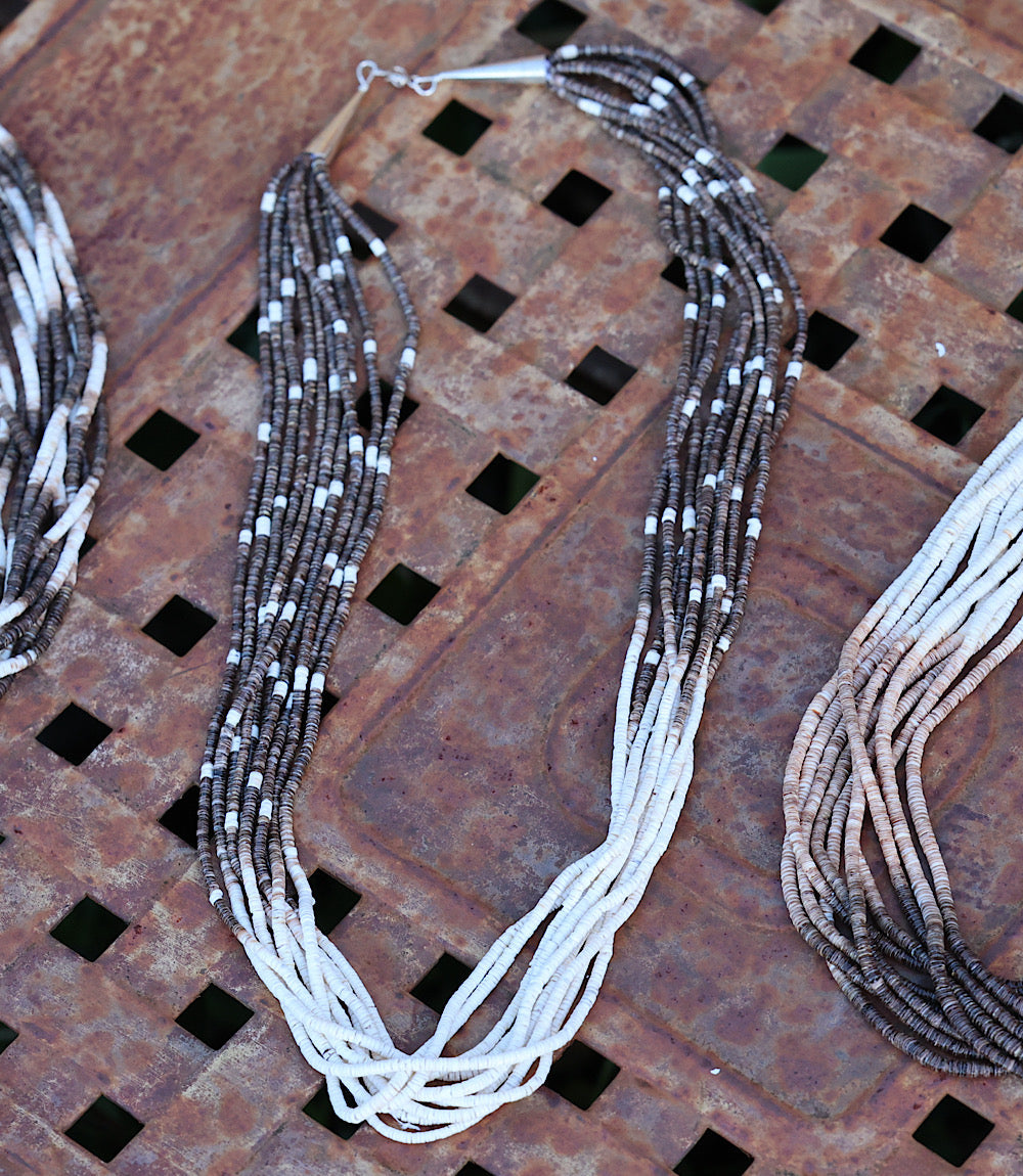 Santo Domingo Ten Strand Heishi Necklace