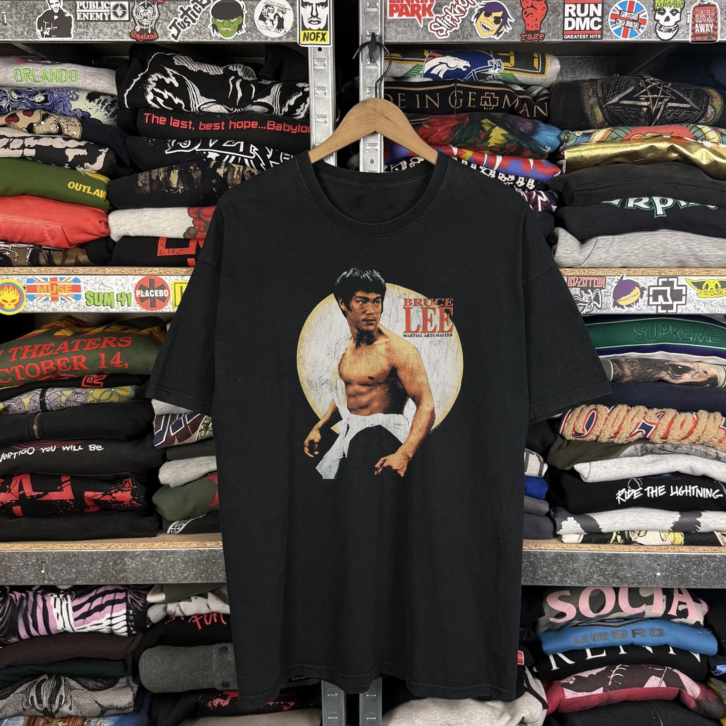 1993 Bruce Lee Washed Black Tee