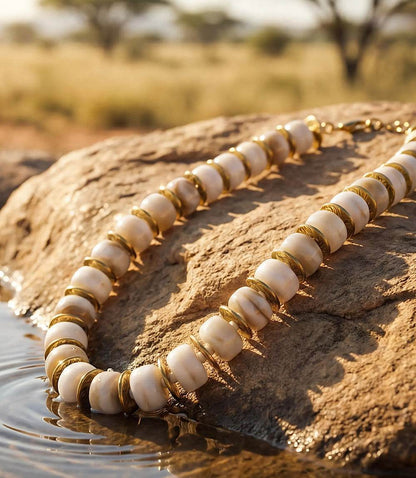 Palm Royale Beaded Necklace