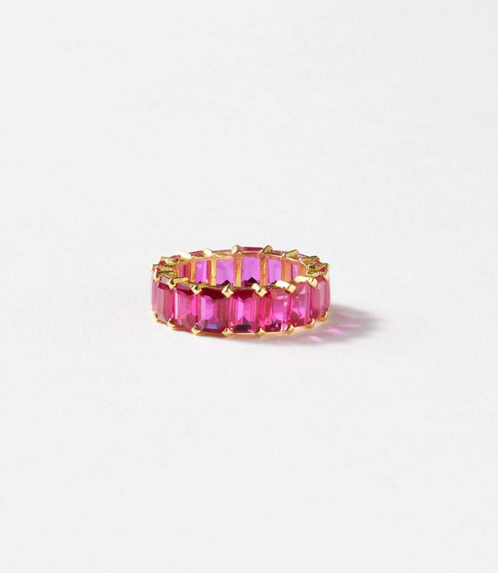 Baguette Gemstone Ring