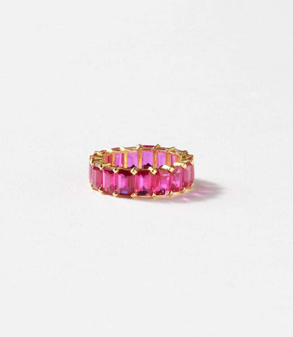 Baguette Gemstone Ring