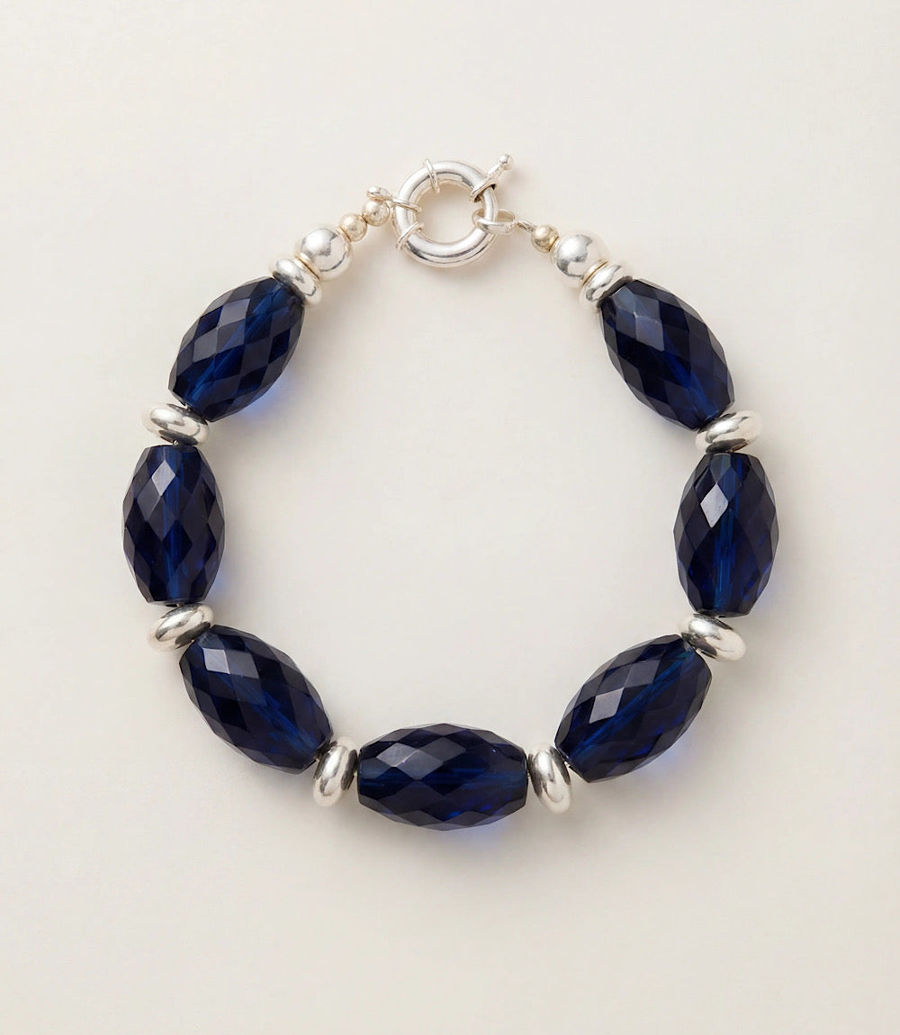 Beaded Sapphire Bracelet