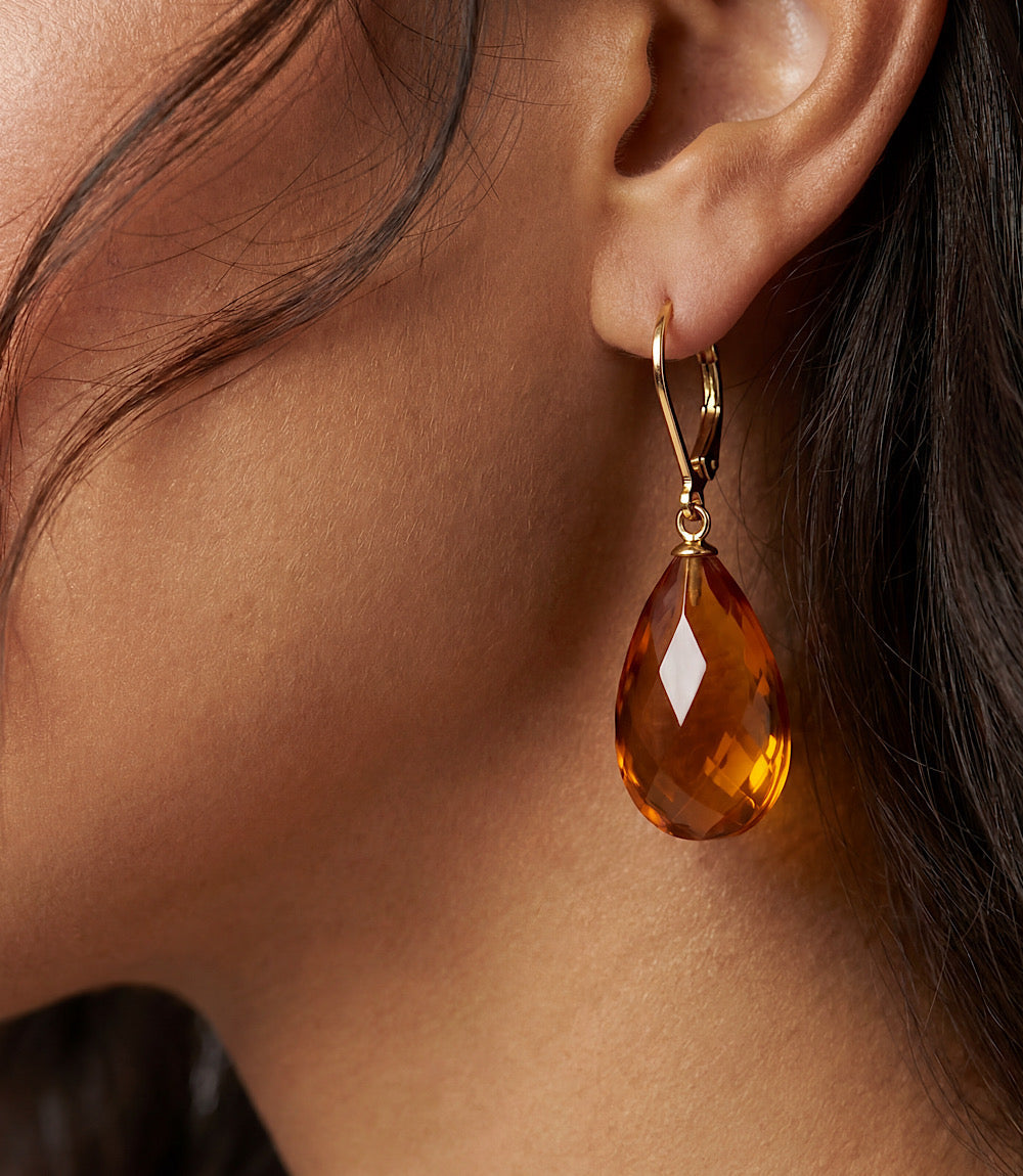 Amber Earrings