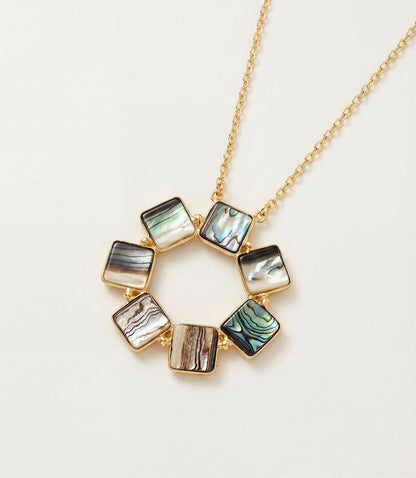 Abalone Disc Necklace