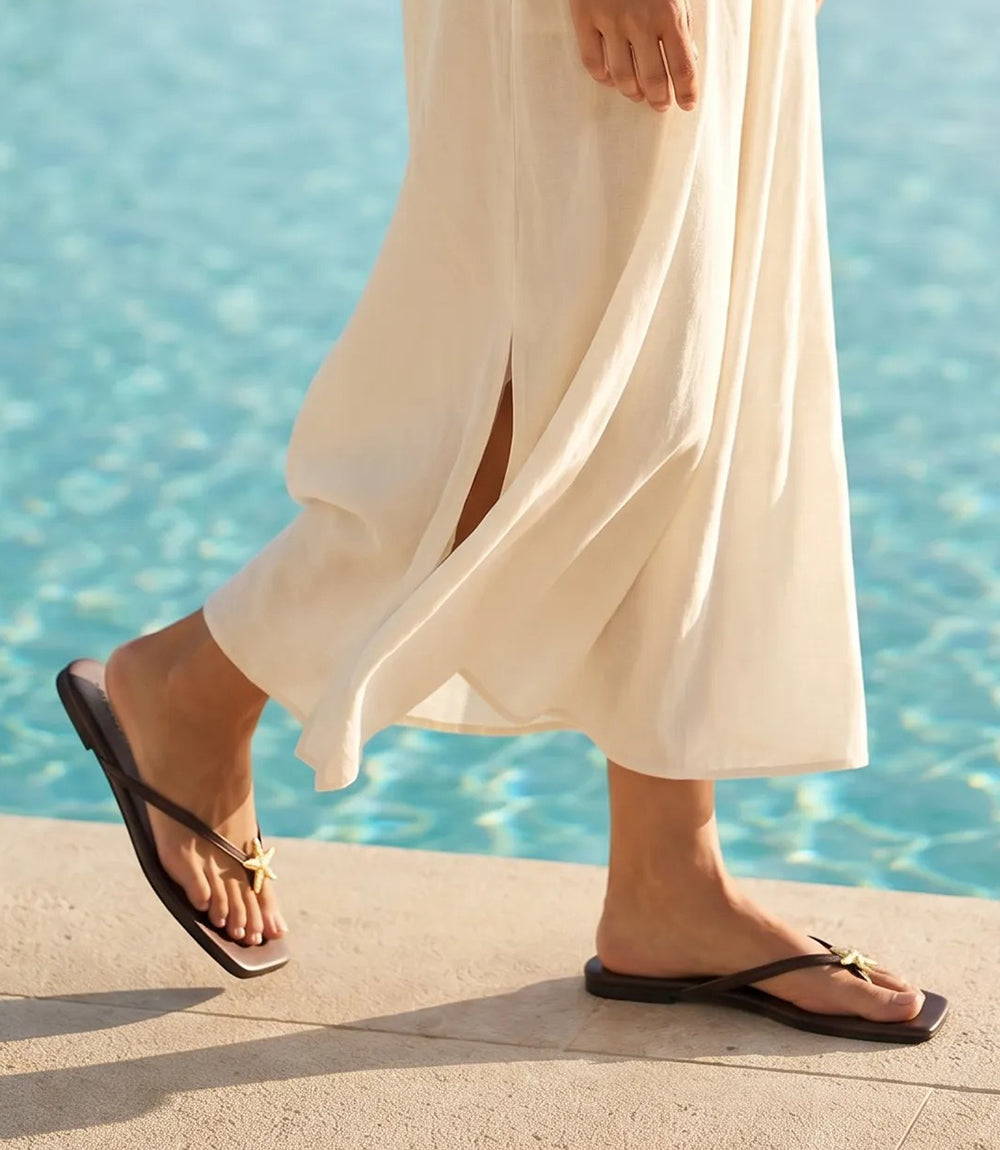 Billini Talise Embellished Thong Sandals