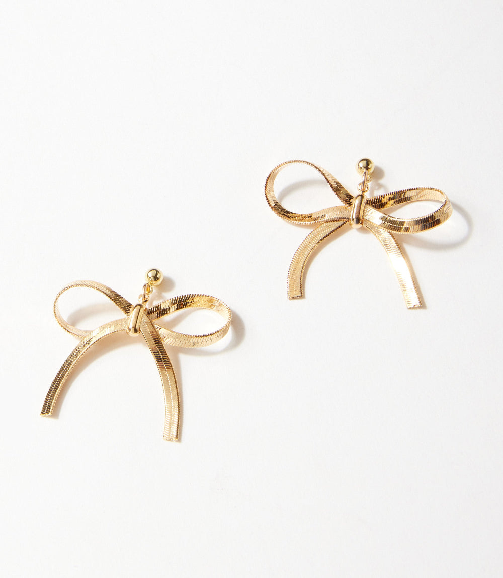 Bow Charm Earrings