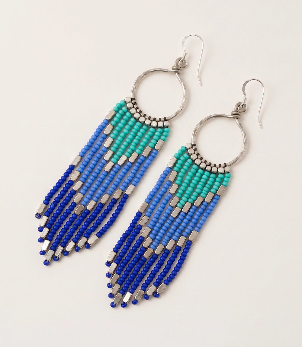Beaded Statement Earrings