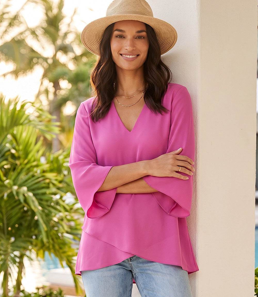Bracelet Sleeve Asymmetric Top