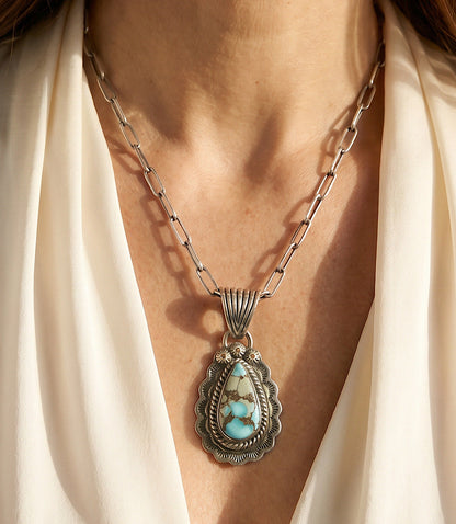 Golden Hill Turquoise Necklace