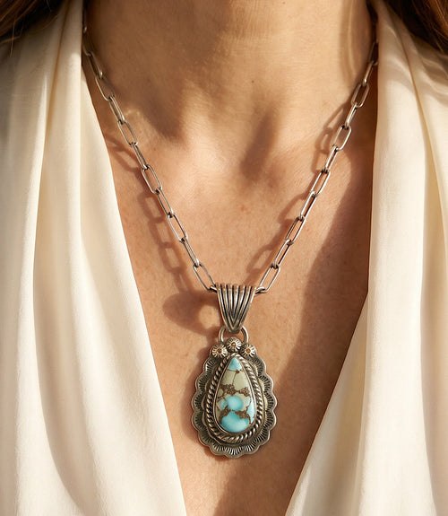 Golden Hill Turquoise Necklace