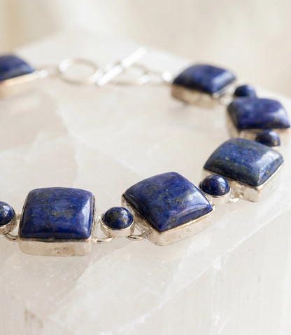 Sapphire Link Bracelet