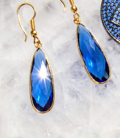 Blue Quartz Earrings