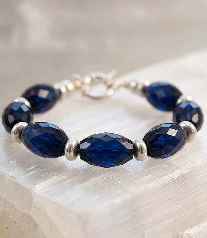 Beaded Sapphire Bracelet