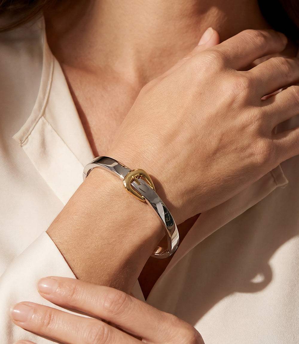 Hipster Belt Buckle Bangle