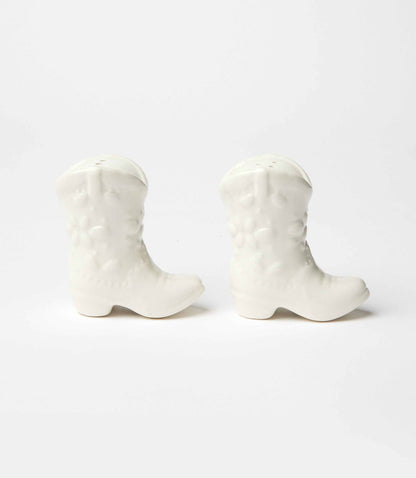 Western Boots Salt And Pepper Shaker Set