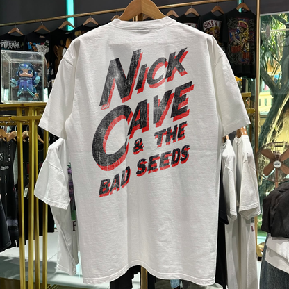1992 Nick Cave And The Bad Seeds 'Henry'S Dream' Rare Washed White T-Shirt