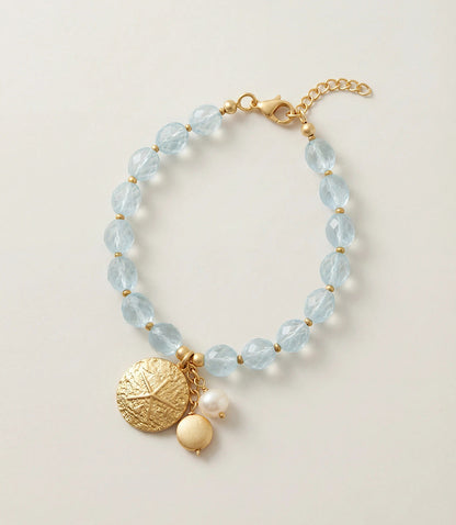 Sand Dollar Charm Bracelet