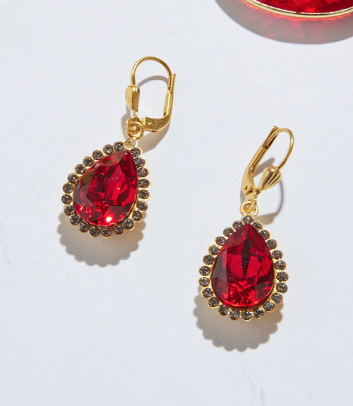 Teardrop Crystal Earrings