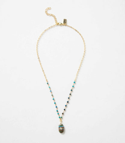 Beaded Amulet Necklace