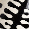 Wide Black And White Ceramic Vase