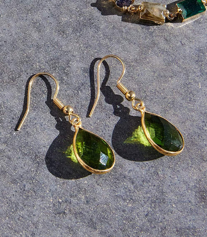 Peridot Gemstone Earrings