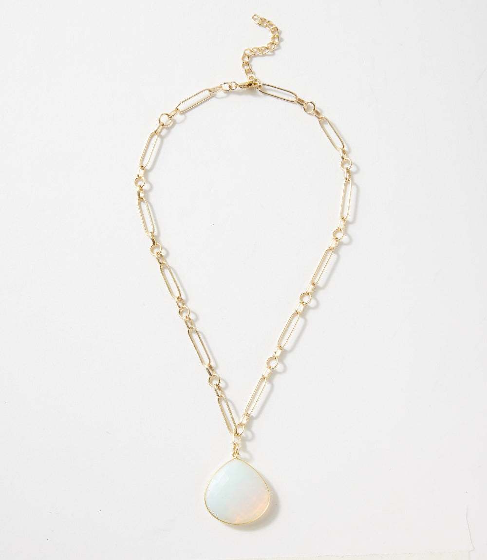 Moonstone Pendant Necklace