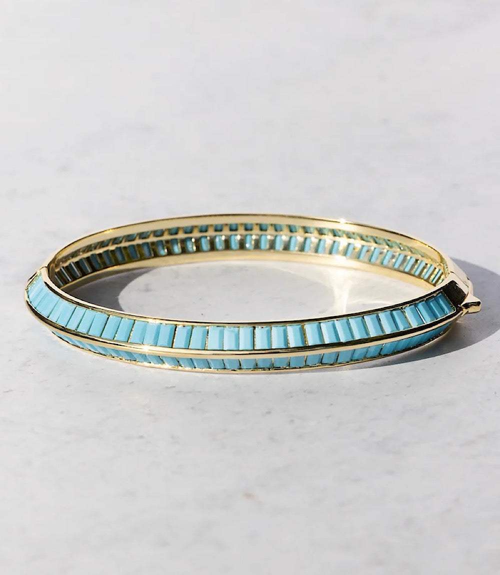 Turquoise Beaded Bangle