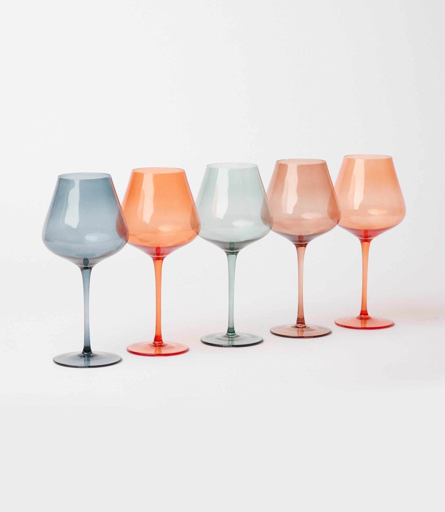 Colors Of Venice Wine Glasses, Set Of 5