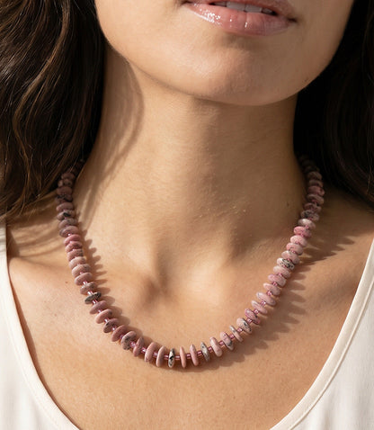 Gemstone Nugget Beaded Necklace