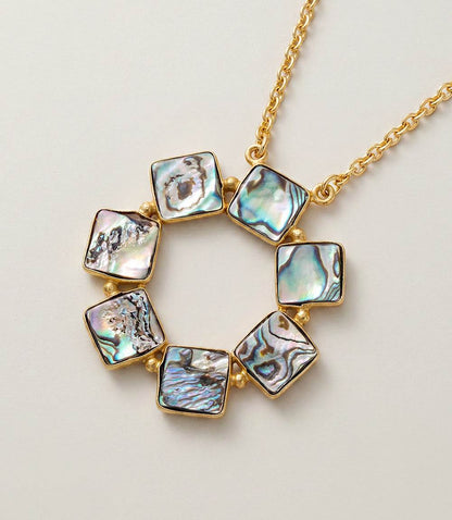 Abalone Disc Necklace