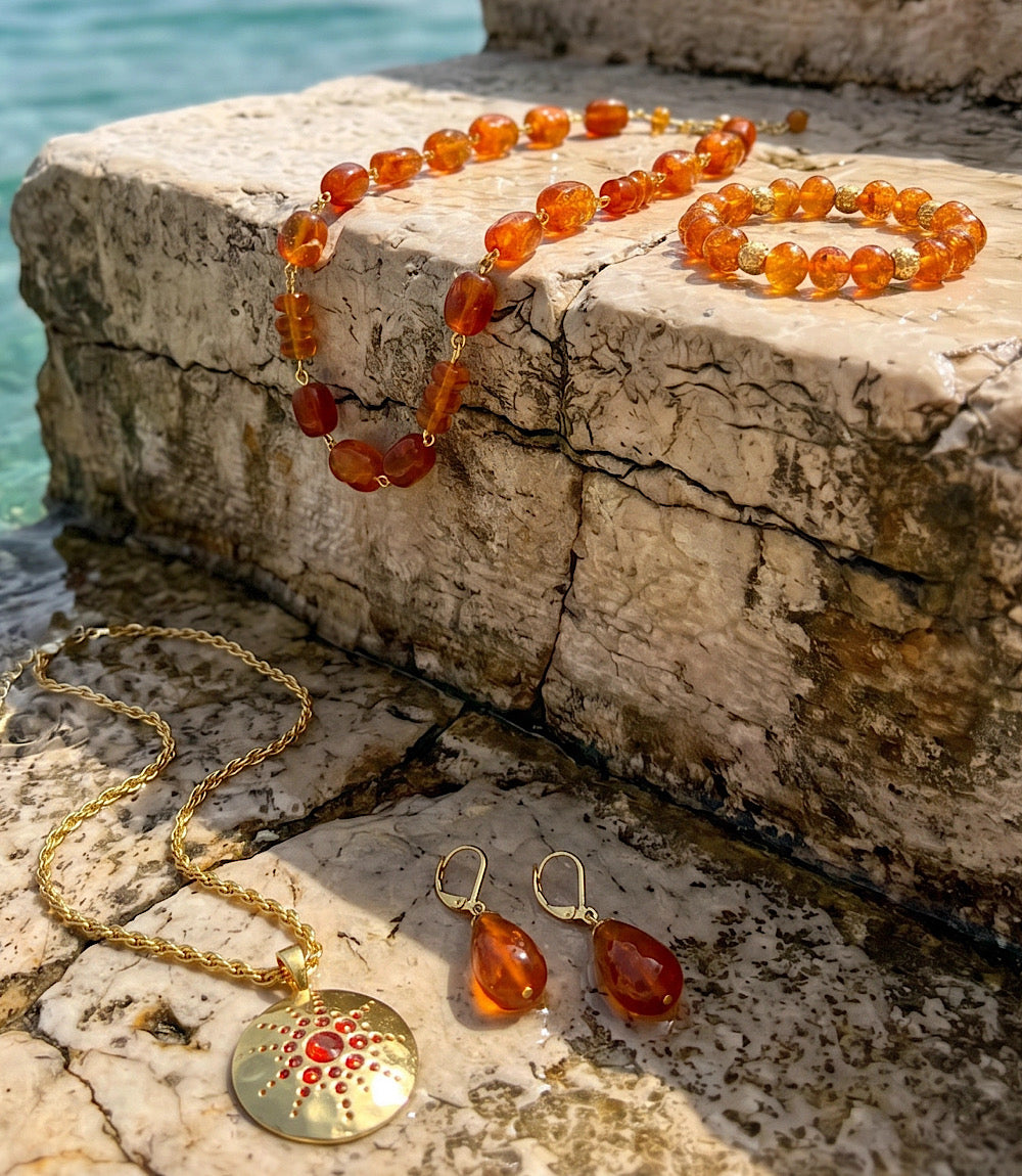 Amber Earrings