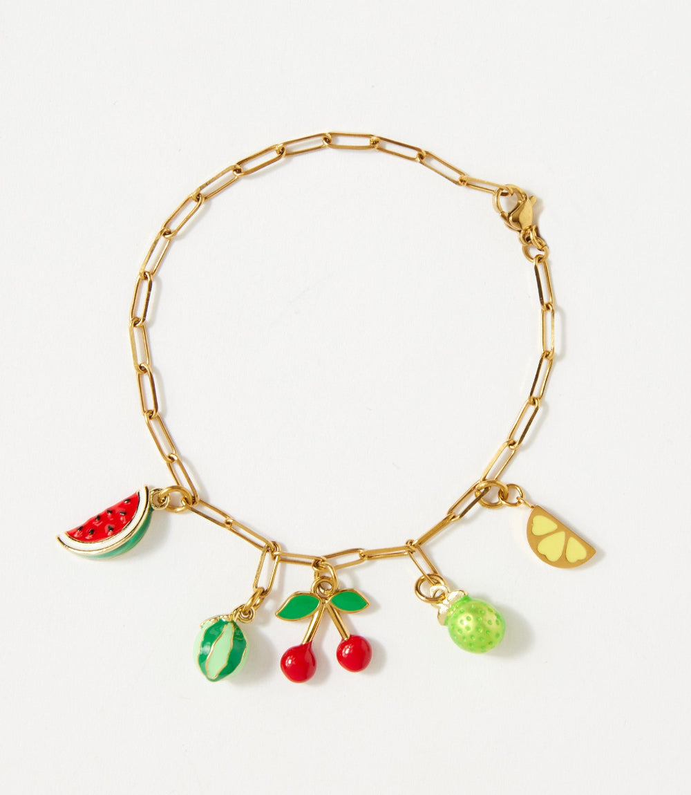 Fruit Charm Bracelet
