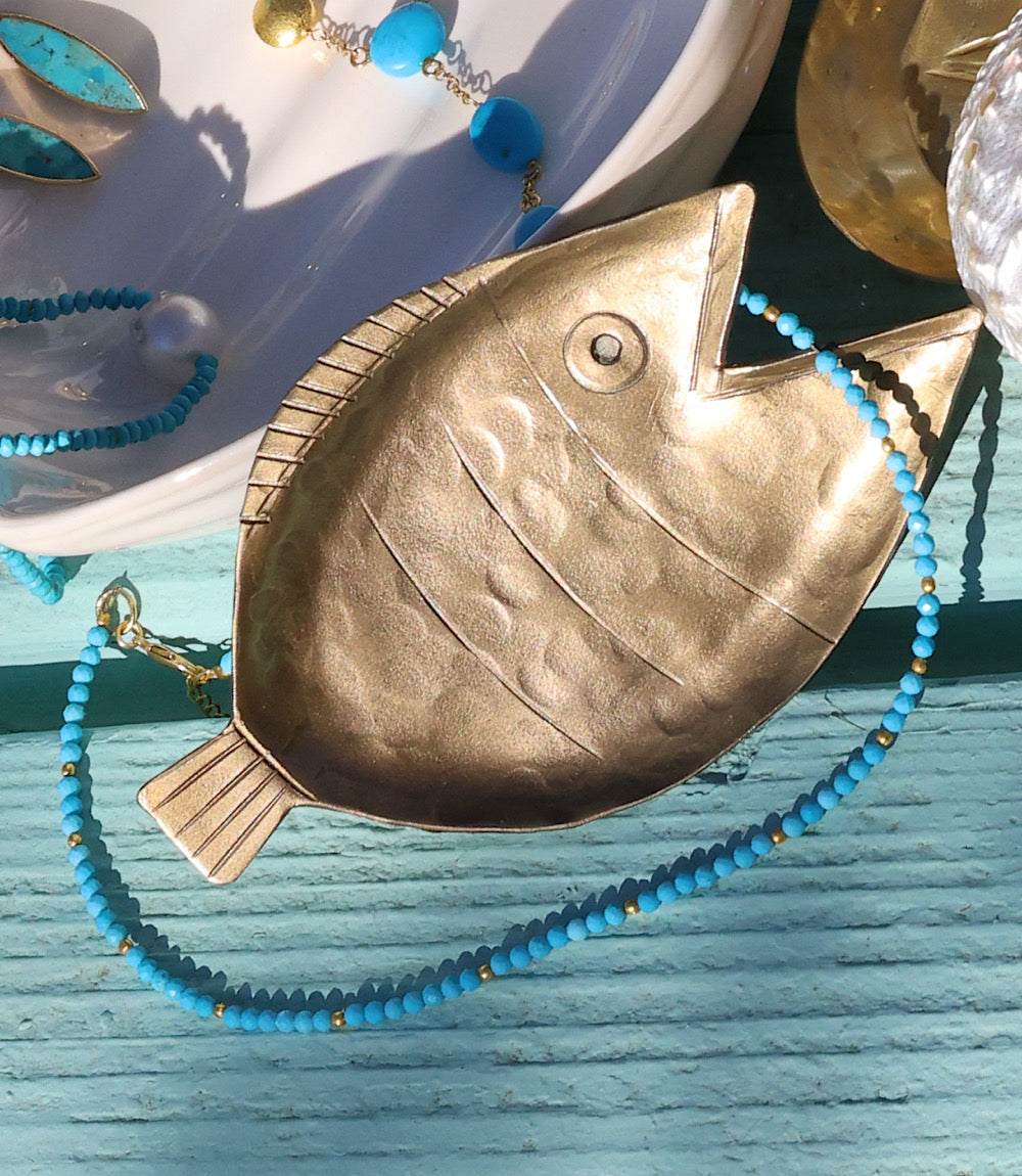 Beaded Turquoise Necklace