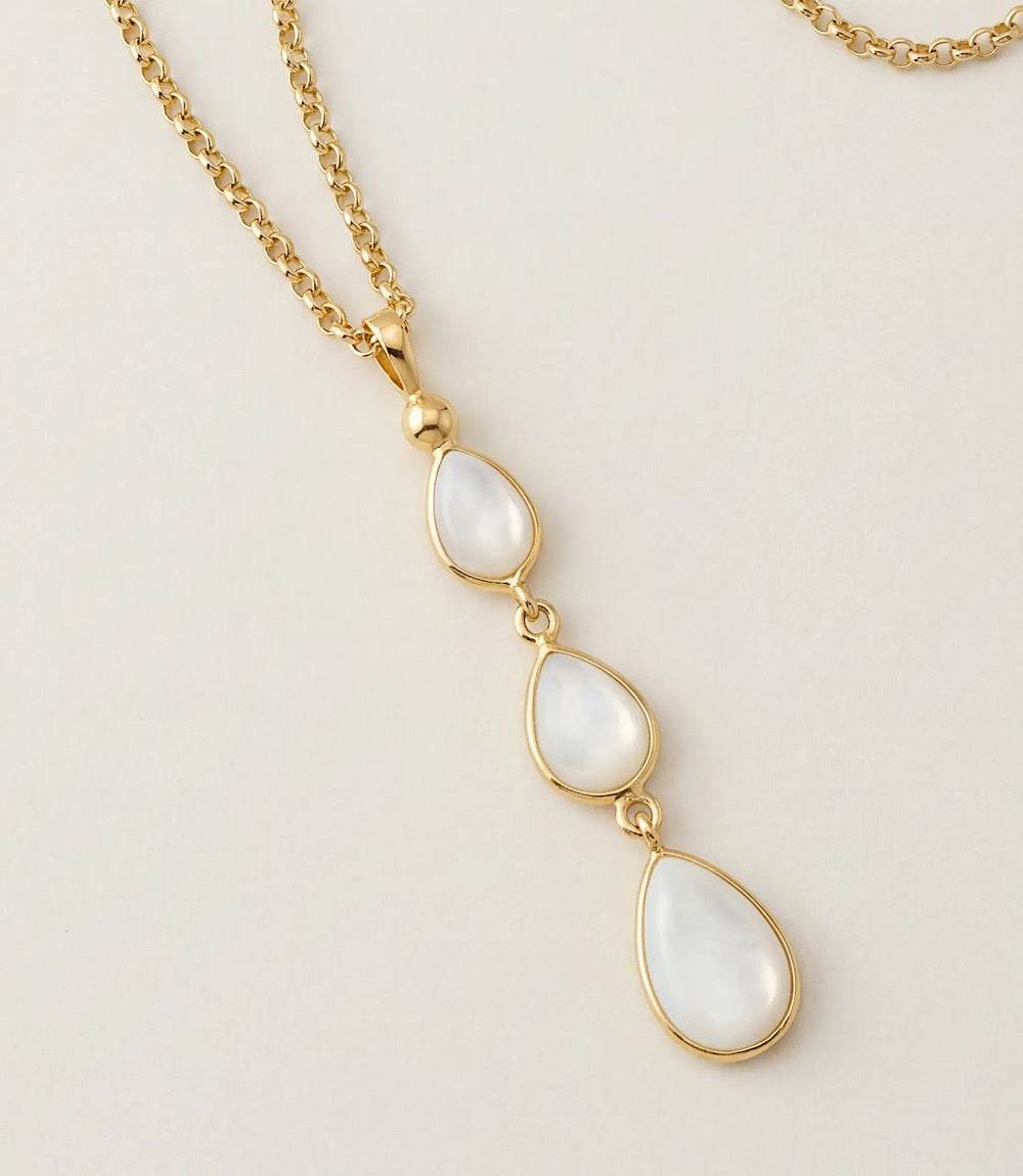 Triple Pearl Necklace