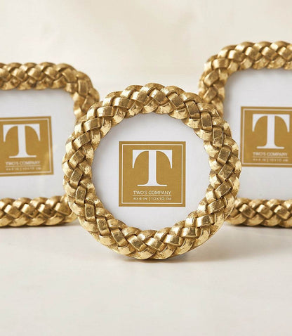 Braided Picture Frames, Set Of 3