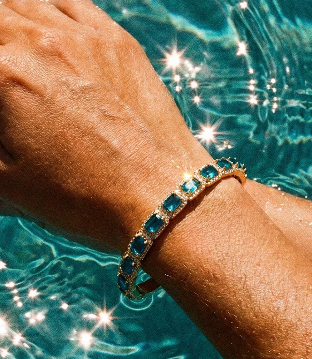 Gemstone Cuff Bracelet