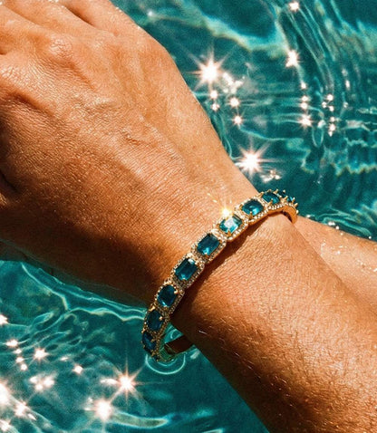 Gemstone Cuff Bracelet