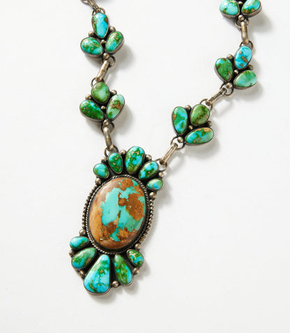 Sonoran Gold Boulder Turquoise Necklace & Earring Set