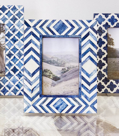 Mosaic Bone Picture Frame