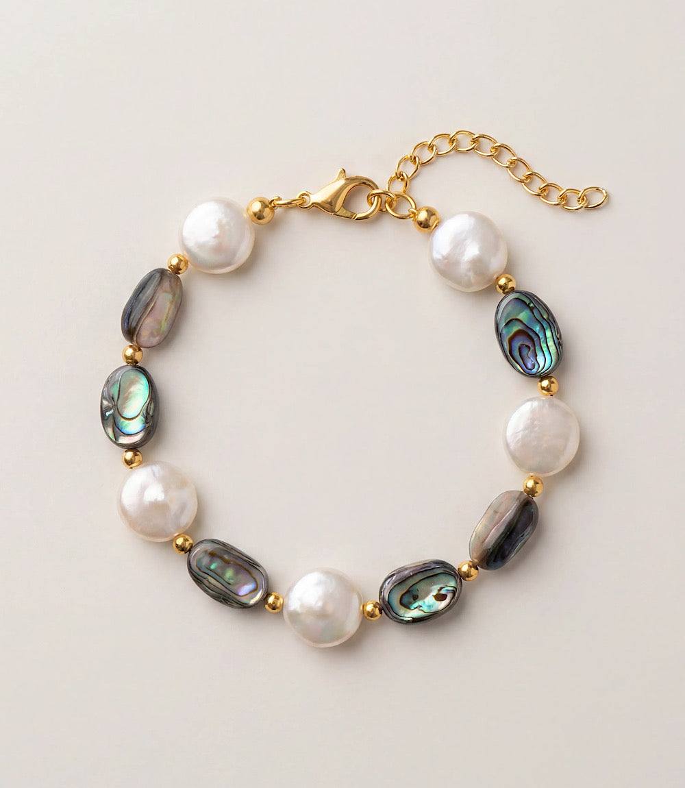 Abalone And Pearl Bracelet