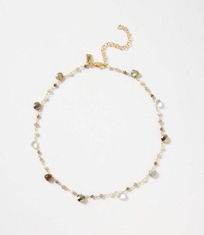 Beaded Gemstone Necklace