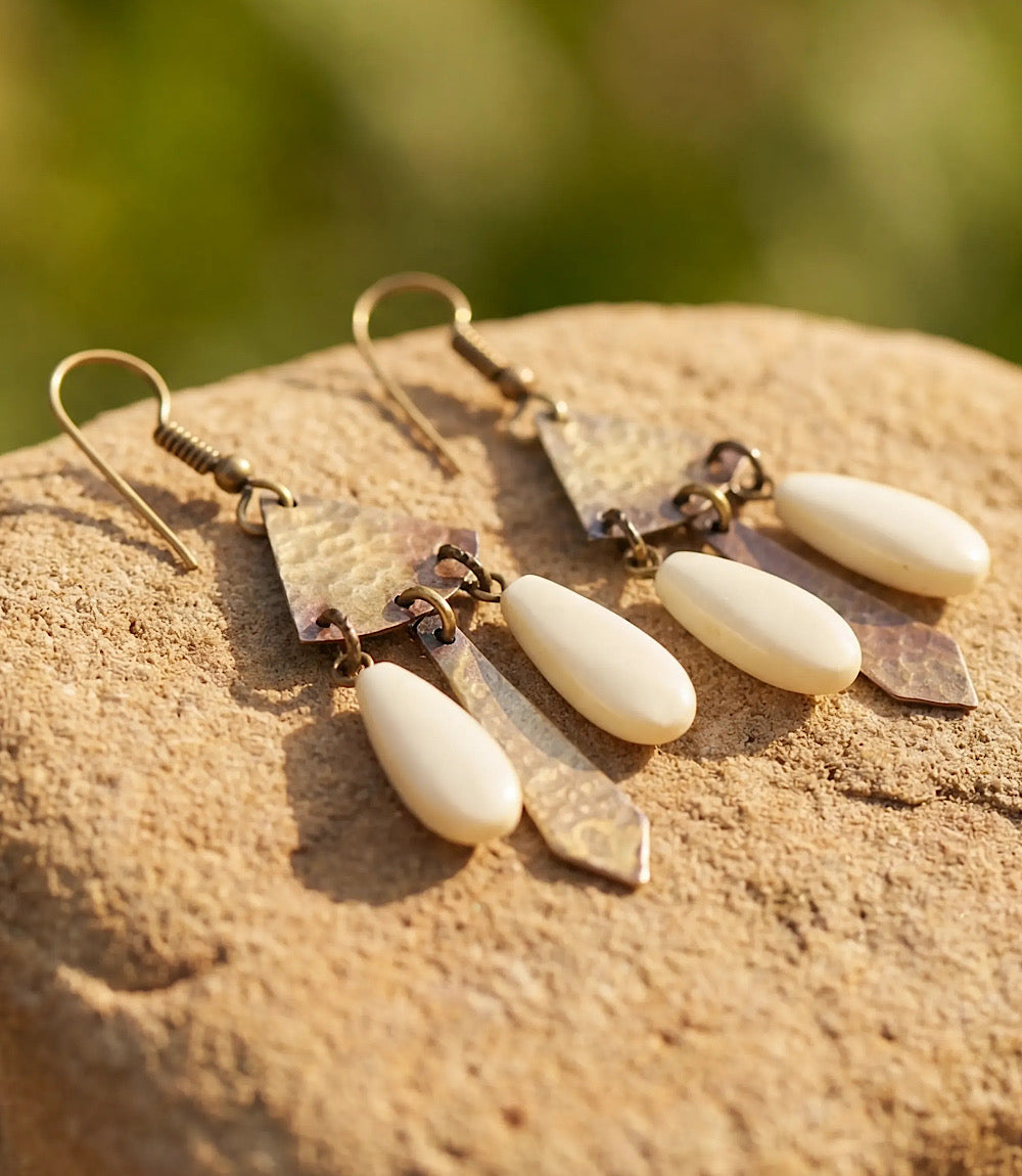 Dangling Halo Earrings