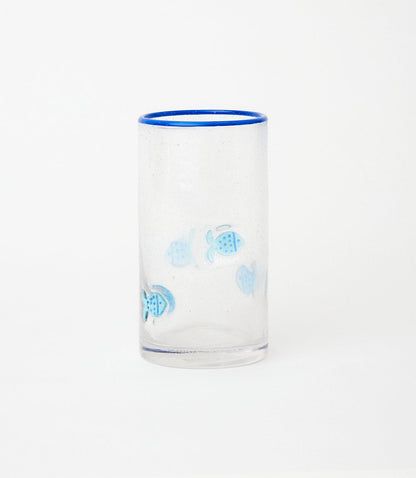Fish Bubble Drinking Glass