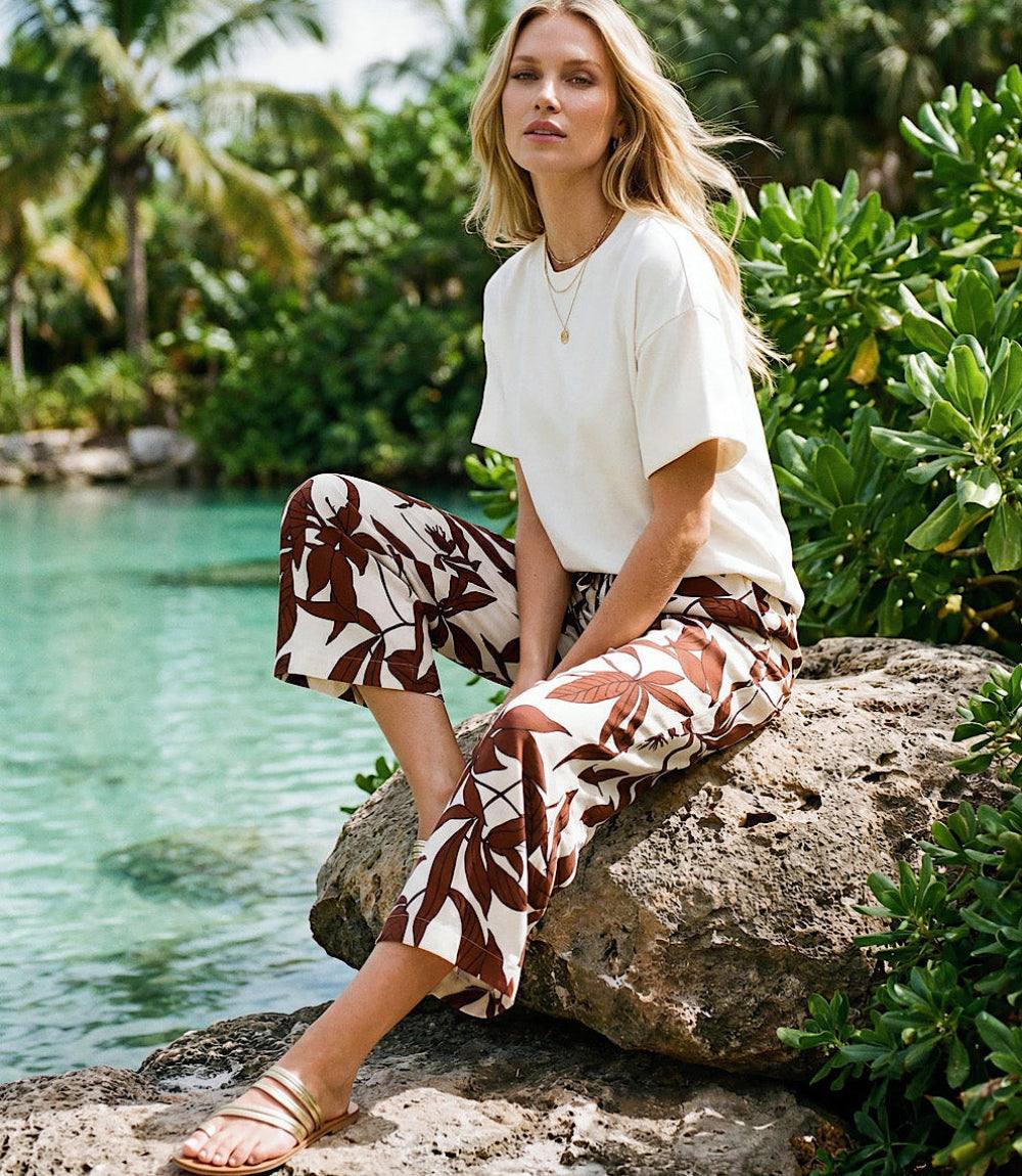 Drawstring Ankle Pants