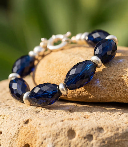 Beaded Sapphire Bracelet