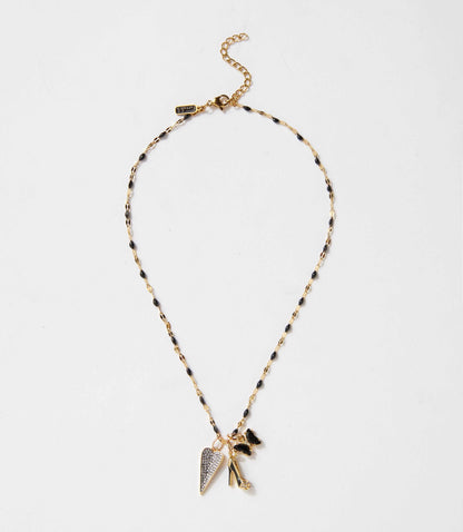 Uptown Girl Charm Necklace
