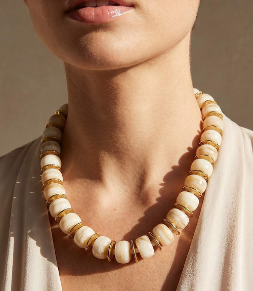 Palm Royale Beaded Necklace