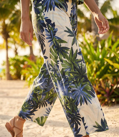 Petite Size Drawstring Ankle Pants